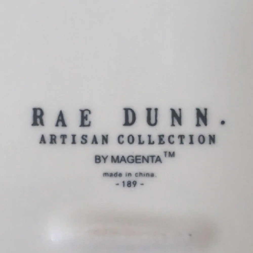 Rae Dunn Ceramic Tray with Family Gather Design - Picture 2 of 10